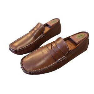 Cole Haan Howland Penny Loafers – Men’s Size 7.5, Saddle Tan